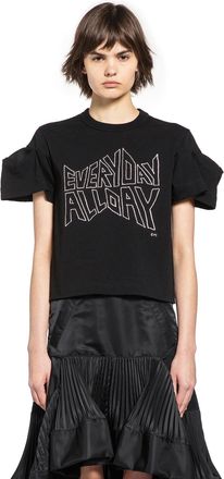 sacai Geoff Mcfetridge Cotton Jersey T-shirt