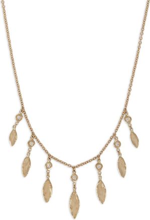 Jacquie Aiche 14K Yellow Gold Shakers Diamond Necklace - Womens - 14kt Gold/Diamond