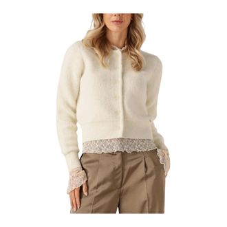 des petit hauts Truien & Vesten, Dames, Beige, L, Cumin Sweaters & Vests