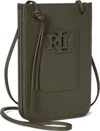 Lauren Ralph Lauren Borsa a tracolla con applicazione - Verde