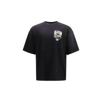 Amiri Black Cotton Mens T-Shirt