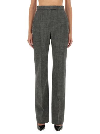Alexander McQueen Wool Trousers - Gray