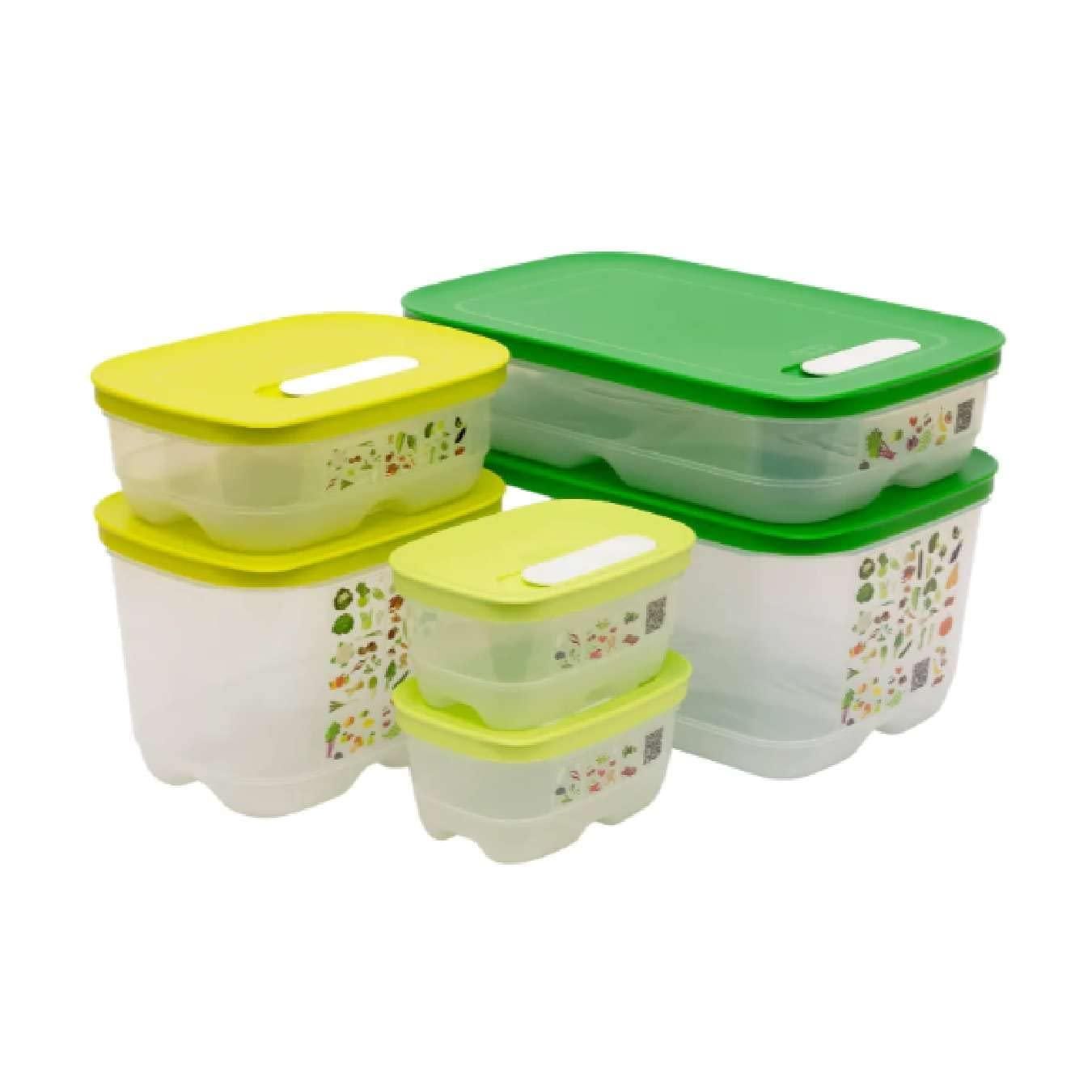 Tupperware Junior-Cool n Fresh Behälter grün 640 ml + 260 ml Kühlschrank Wurstbox Frischhaltebox (inkl. Käsemesser) ab 33,40 €