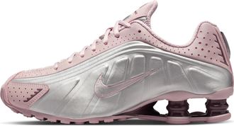 Nike Womens Shox R4 Shoes in Pink | AR3565-601