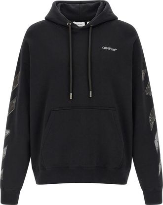 Off-white Black Metal Arrow Skate Hoodie