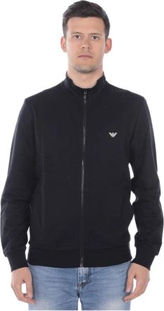 Emporio Armani Zip-throughs - Heren - Vesten met rits - Zwart - L - Hoodies & sweatvesten