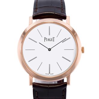 Piaget Pre-owned Piaget Altiplano Silver Dial Mens Watch G0A31114