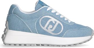 Liu Jo Low-Top Stoffen Sneakers - Dames - Sneakers - Blauw - 41 EU - Schoenen