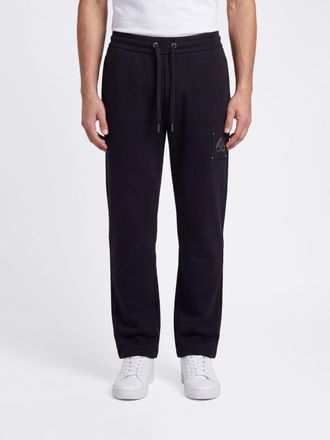 Moose Knuckles Cotton Jogging Trousers with Drawstring and Contrast Logo