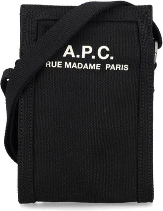 A.P.C. Recuperation crossbody pouch - men - Cotton - One Size - Black