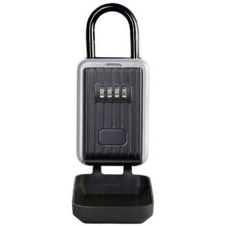OEM Caja De Seguridad Para Llaves De Montaje En Pared Con Cerradura De Combinaci&oacute;n De 4 D&iacute;gitos, Caja De Seguridad Extragrande - Seminegra