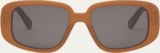 Celine Bold 3 Dots Acetate Shield Sunglasses