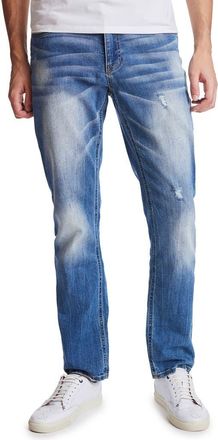 Paisley & Gray Rebel Skinny Jeans in Light Destroy at Nordstrom Rack, Size 33 X 32