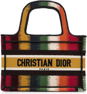 Dior Pre-owned Dior Mini D Stripes Book Tote Ladies 1AI7GTNRSOGOYLTS