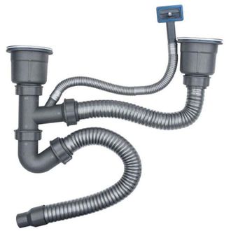 OEM Manguera De Pvc Flexible Y Expandible Para Fregadero O Bid&eacute;, Trampa De Olores Y Desag&uuml;e De Aguas Residuales. F&aacute;cil Instalaci&oacute;n Sin Herramientas. A-cre