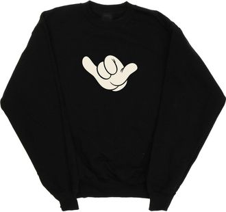 Disney Heren Mickey Mouse Skate Sweatshirt (Zwart)