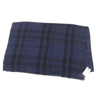 Dior Pre-owned Scarves, male, Blue, Size: ONE SIZE Pre-owned Homme Cashmere Scarf