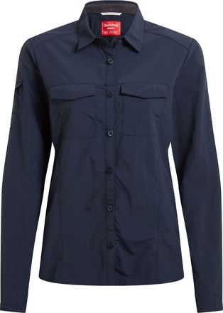Craghoppers Womens/Ladies Adventure III Nosilife Long-Sleeved Shirt (Blue Navy) - Size 12 UK