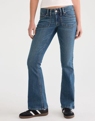 A&eacute;ropostale Low-Rise Flare Jean