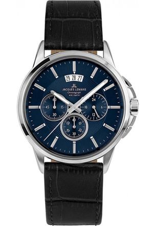 Jacques Lemans 1-1542G Mens Sydney Watch - Silver - One Size