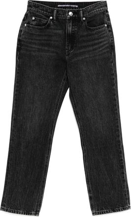 Alexander Wang Stovepipe high-rise jeans - Black