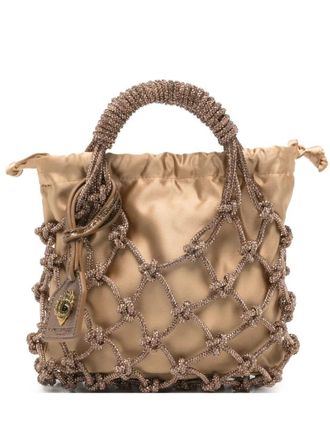 Kurt Geiger Small Macrame Party Crystal Bag