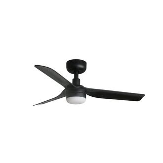 Netlighting Mini Punt Small 3 Blade Ceiling Fan Black Light 2700 4000 6000K Smart
