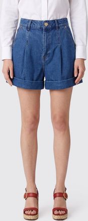 Zimmermann Pantaloncini in denim di cotone
