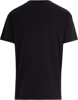 Diesel Mens T-Shirt T-Norm-Iod Black Cotton T-Shirts And Polos