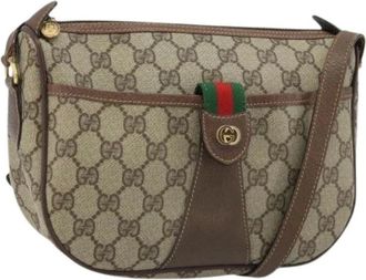 Gucci Pre-owned Cross Body Bags, female, Beige, Size: ONE SIZE Pre-owned Plastic Cross Body Bag