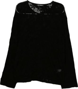 Our Legacy U-neck top - Black