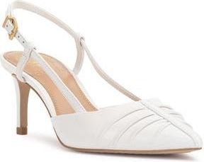 Vince Camuto Kelten Slingback Pointed Toe Pump in Bianco at Nordstrom Rack, Size 6.5