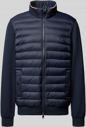 Tommy Hilfiger Regular Fit Steppjacke aus Baumwoll-Mix in Marine, Größe XXL