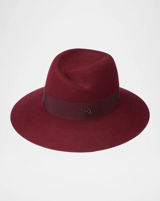 Maison Michel Virginie Wool Felt Fedora
