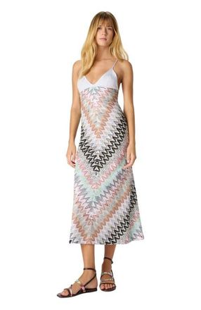 Missoni Sleeveless Long Dress With Contrast Bodice in Multicoloured at Nordstrom, Size 44 It