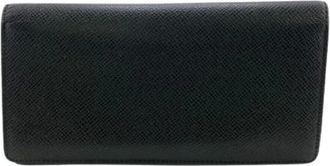 Louis Vuitton Pre-owned Wallets, male, Black, Size: ONE SIZE Pre-owned Leather wallets