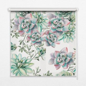 Tulup Tenda A Rullo Interna Per Finestra - Tenda Filtrante Luce - Tenda Privacy - Tenda Decorativa Rettangolare - Rullo Per Interni - (100 Cm X 100 Cm) - Pi