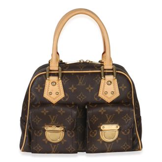 Louis Vuitton Coated Canvas Monogram Manhattan PM