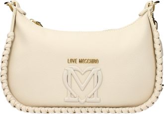 Love Moschino Damens Umh&auml;ngetaschen Polyurethan Beige/Elfenbein