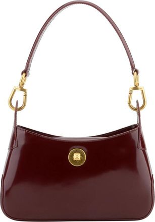 Pourchet &Eacute;clat Tas - Dames - Schoudertassen - Rood - ONE Size - Leer - Tassen