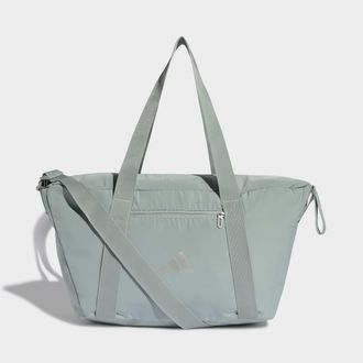 adidas Sporttasche ADIDAS PERFORMANCE ADIDAS SP BAG, Damen, wonder sage, silber metallic, Obermaterial: 100% Polyester, Taschen Sporttasche, Fitness Sporttas