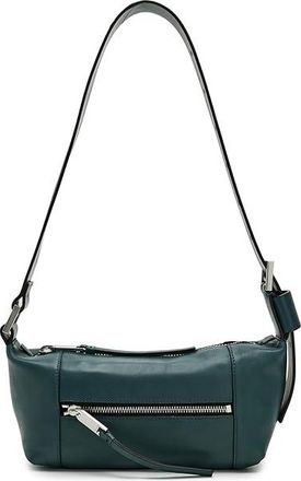 AllSaints Vega Mini Shoulder Womens Handbags Emerald Green, Leather