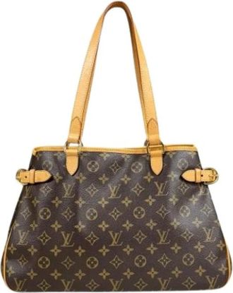 Louis Vuitton Pre-owned Canvas Schoudertas - Dames - Vintage Schoudertas - Bruin - ONE Size - Vintage