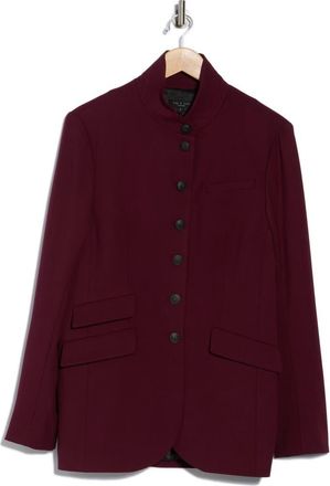 Rag & Bone Slade Long Wool Blazer in Maroon at Nordstrom Rack, Size 00