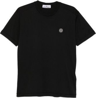 Stone Island T-Shirts And Polos Blacks And Greys-Uomo