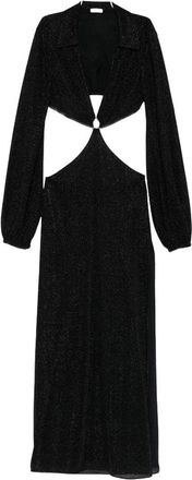 Os&eacute;ree Kleedjes, Dames, Zwart, M, Lumi&egrave;re Maxi-jurk met Cutout en Ringdetail