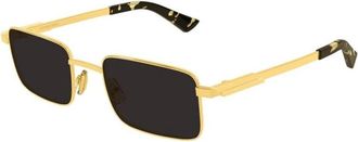 Bottega Veneta Ribbon Zonnebril - unisex - Zonnebrillen - Geel - 53 MM - Nylon - Accessoires