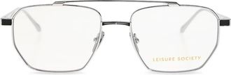 Leisure Society Prism bril met geometrisch montuur - Zilver