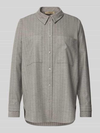 Smith & Soul Hemdbluse mit Knopfleiste in Taupe, Gr&ouml;&szlig;e S