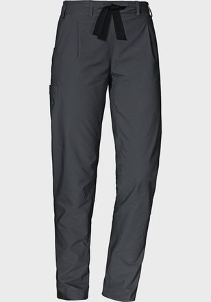 Sch&ouml;ffel Outdoorhose SCH&Ouml;FFEL Pants Oaktree L, Damen, Gr. 38, Normalgr&ouml;ssen, grau (9830, grau), Oberstoff : 61% Polyester 39% Viskose, Hosen Outdoorhose